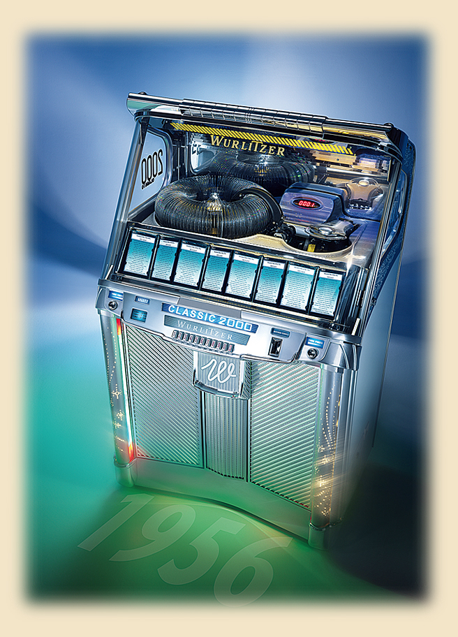 Jukeboxe Wurlitzer Classic 2000 vinyl chez Alda.fr